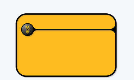 Vector text box for your text with striped arrowのイラスト素材