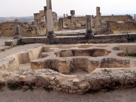 Bath in Volubilisの写真素材