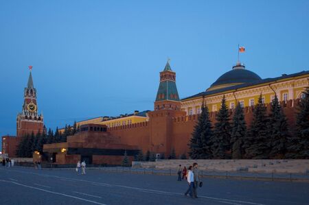 Moscow, red square, towerの写真素材