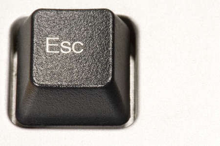series object on white: isolated - plastic button -Escの写真素材