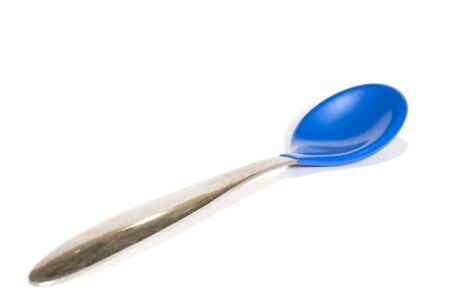 series object on white: spoon for childの写真素材