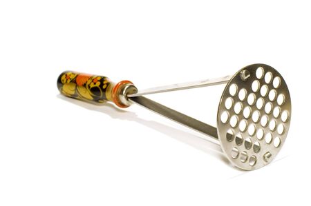 series object on white: isolated -tools - kitchen utensil pestleの写真素材