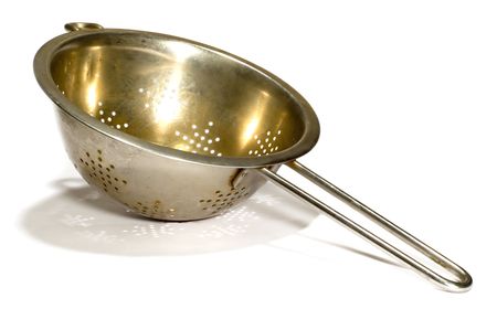 series object on white: - Big colanderの写真素材