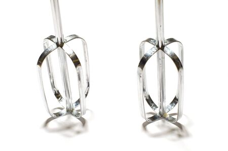 series object on white kitchen utensil - egg whiskの写真素材