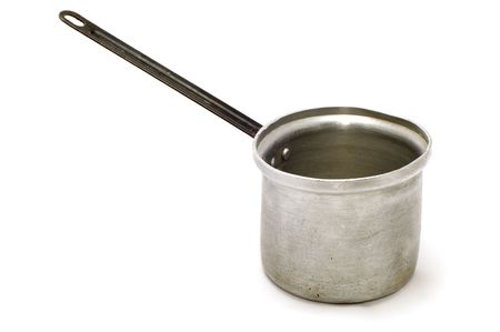 series object on white - kitchen utensil Old panの写真素材