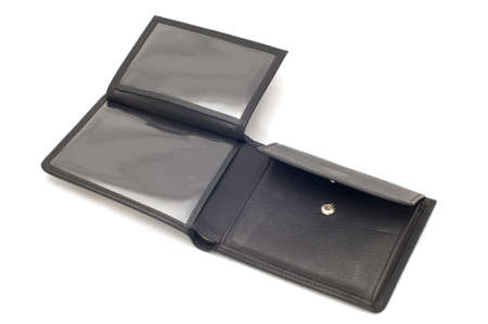 series object on white - Black purse