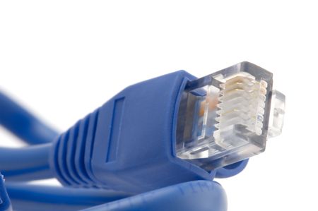 object on white - tool - ethernet plug