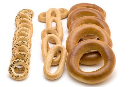object on white - food - bagel