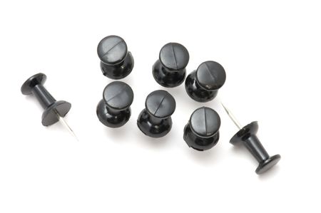 object on white - office tool drawing-pinの写真素材