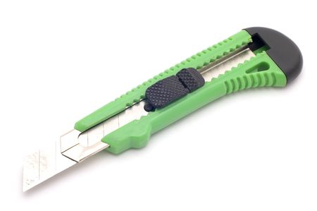 object on white - tool - paper cut knifeの写真素材