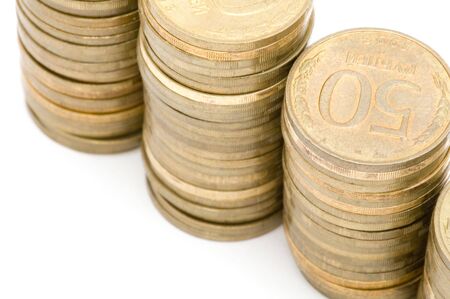 object on white - money - rouble coin