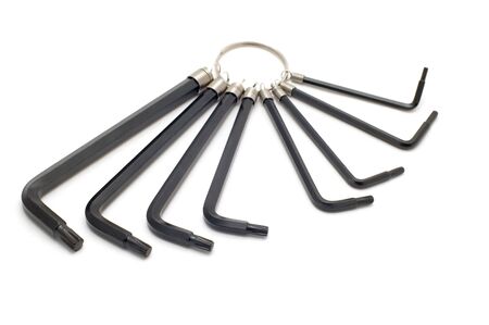 object on white tool Key Tool set 
