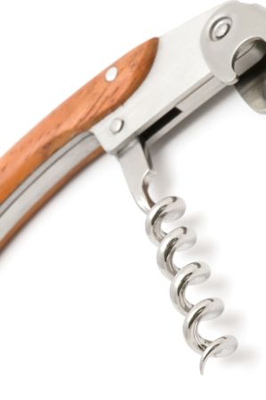 object on white: tools - fold corkscrewの写真素材