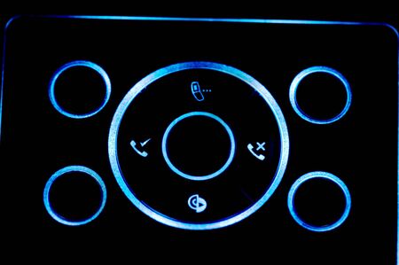 object on black - mobile phoneの写真素材