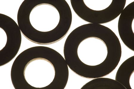 object on white tool washerの写真素材