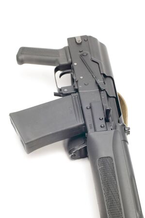 object on white: weapon - hunting rifle