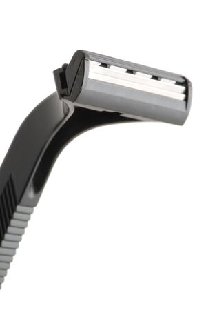 object on white - tool - safety razor
