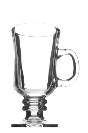 object on white - kitchen utensil cup for irish coffeeの写真素材