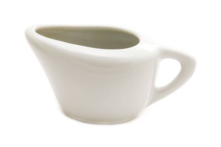 object on white - kitchen utensil White milk jugの写真素材