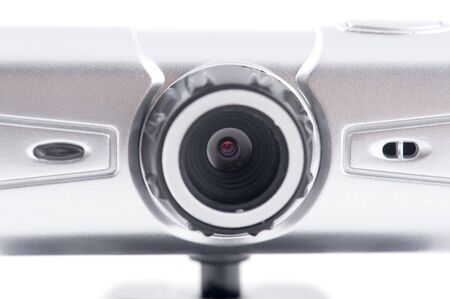 object on white - web camera for pcの写真素材