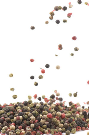 object on white - food dried peppers