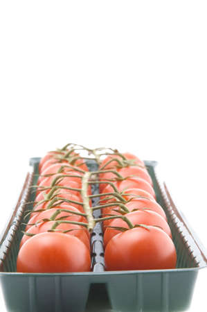 object on white - food tomato macro