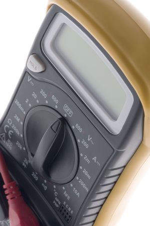 object on white - electrical measurement - Digital multimeter