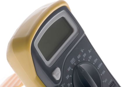 object on white - electrical measurement - Digital multimeter