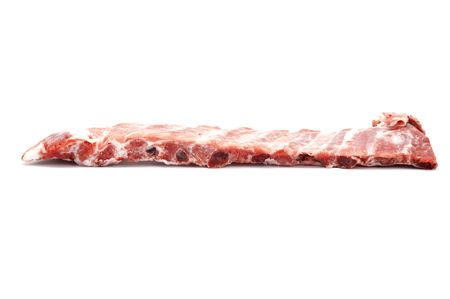object on white - food raw pork ribの写真素材