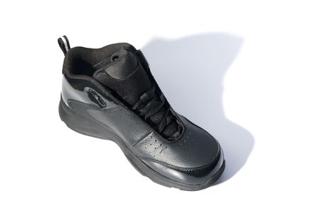 object on white - Sport shoes close upの写真素材