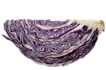 object on white - raw food cabbageの写真素材