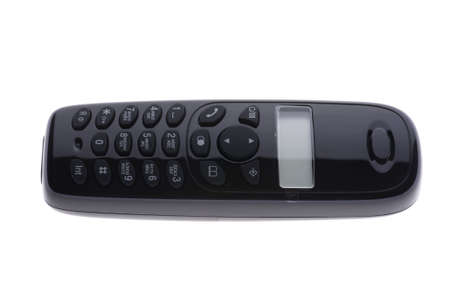 object isolated on white background black phone の写真素材