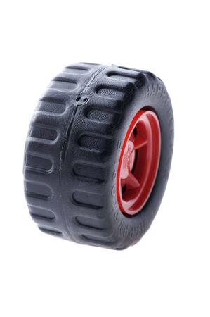 object isolated on white background toy wheel