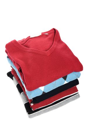 object on white - clothes sweater close upの写真素材