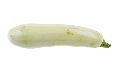 object on white - food vegetable marrow close upの写真素材