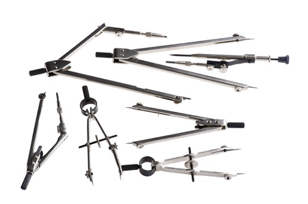 object on white - tool draftsman's instrument