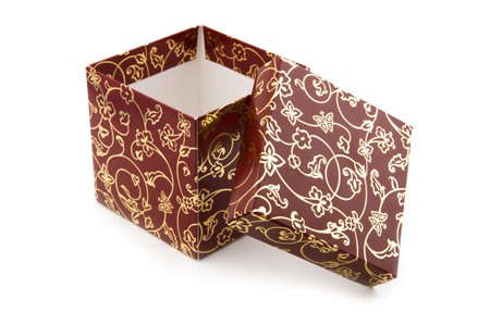 object on white - Box for gift