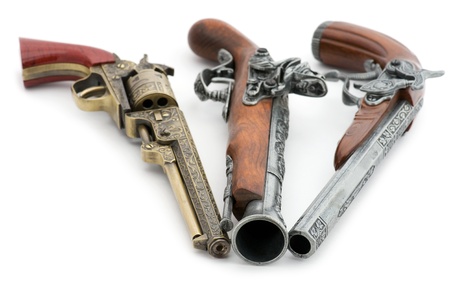 object on white - Gun Lighter close up