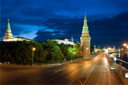 Russia The Moscow Kremlin in the morningの写真素材