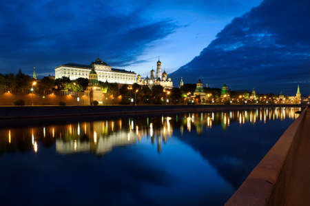 Russia The Moscow Kremlin in the morningの写真素材