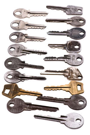 object on white - tool key close upの写真素材