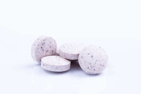 Pills on a white background.の写真素材