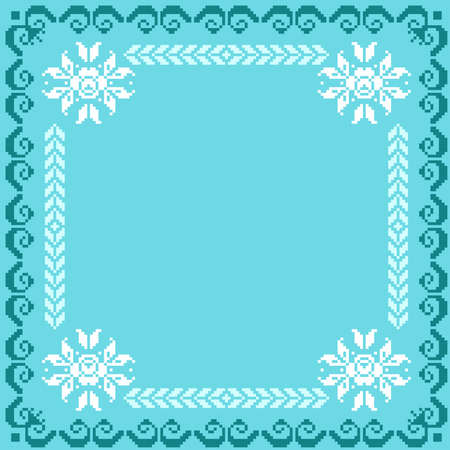 Vector illustration of ukrainian national pattern ornamentのイラスト素材