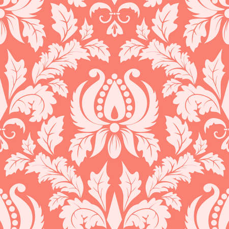 Vector damask seamless pattern elementのイラスト素材