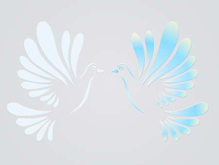 Vector dovesのイラスト素材