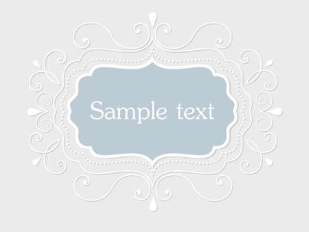Vector vintage frameのイラスト素材