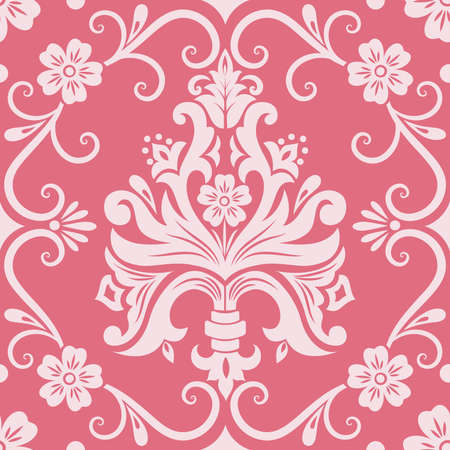 Vector damask seamless pattern elementのイラスト素材