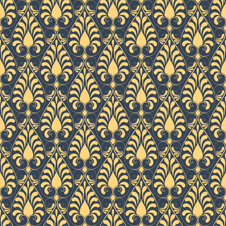 Vector damask seamless pattern background  Elegant luxury texture for wallpapers, backgrounds and page fill のイラスト素材