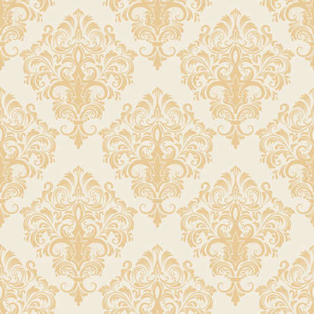 Vector damask seamless pattern background  Elegant luxury texture for wallpapers, backgrounds and page fill のイラスト素材