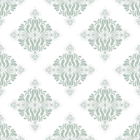 Vector damask seamless pattern background  Elegant luxury texture for wallpapers, backgrounds and page fill のイラスト素材